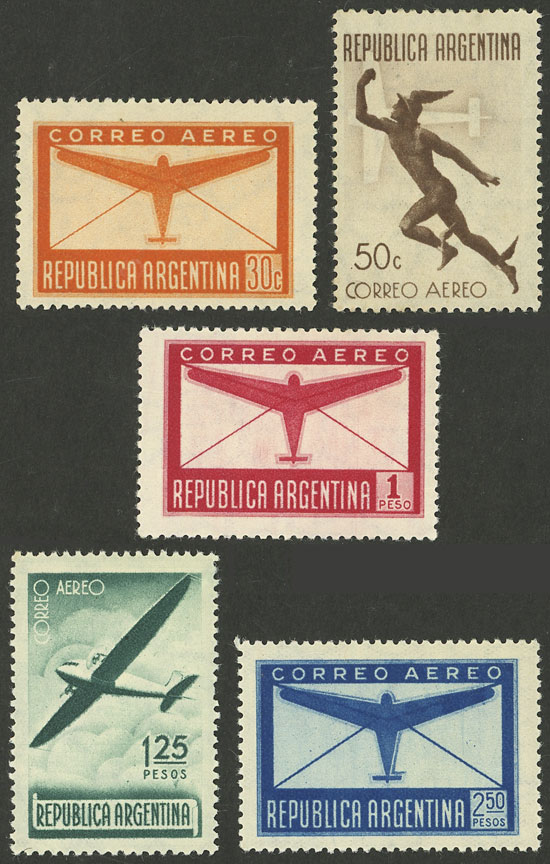 Lot 347 - Argentina general issues -  Guillermo Jalil - Philatino Auction # 2521 ARGENTINA: 