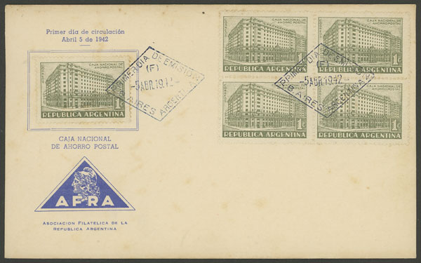 Lot 360 - Argentina general issues -  Guillermo Jalil - Philatino Auction # 2521 ARGENTINA: 