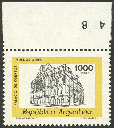 Lot 718 - Argentina general issues - Guillermo Jalil - Philatino Auction # 2521 ARGENTINA: Lot 718 - Argentina general issues - Guillermo Jalil - Philatino Auction # 2521 ARGENTINA:
