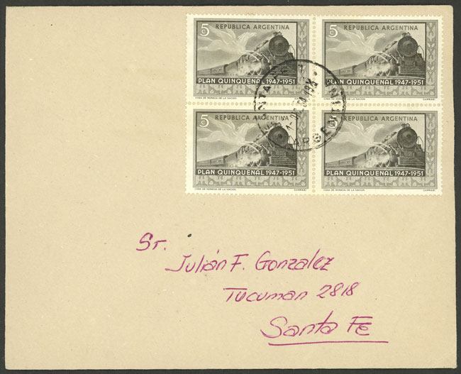 Lot 1020 - Argentina postal history -  Guillermo Jalil - Philatino Auction # 2521 ARGENTINA: 
