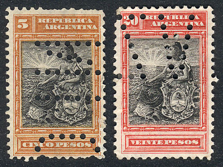 Lot 202 - Argentina general issues -  Guillermo Jalil - Philatino Auction # 2521 ARGENTINA: 