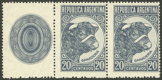 Lot 385 - Argentina general issues -  Guillermo Jalil - Philatino Auction # 2521 ARGENTINA: 