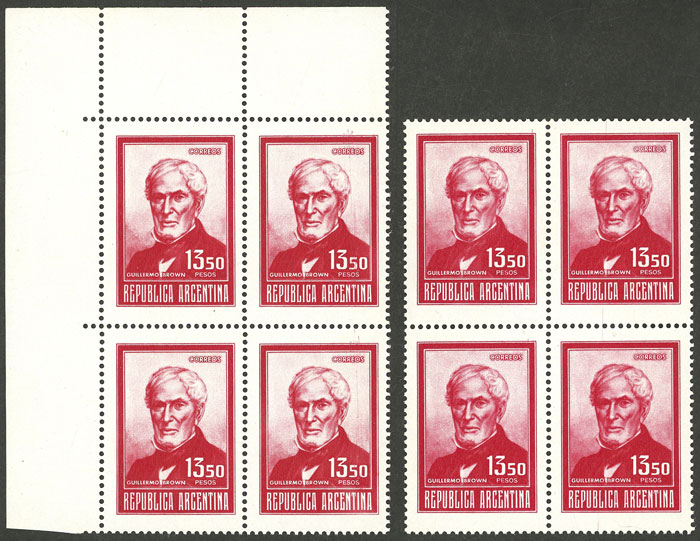 Lot 672 - Argentina general issues -  Guillermo Jalil - Philatino Auction # 2521 ARGENTINA: 