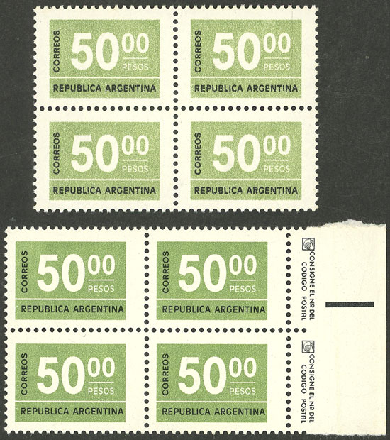 Lot 694 - Argentina general issues -  Guillermo Jalil - Philatino Auction # 2521 ARGENTINA: 