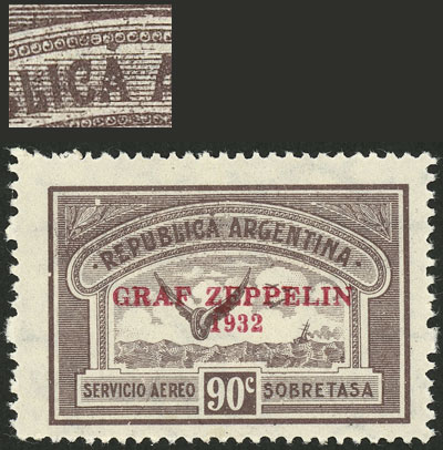 Lot 282 - Argentina general issues -  Guillermo Jalil - Philatino Auction # 2521 ARGENTINA: 