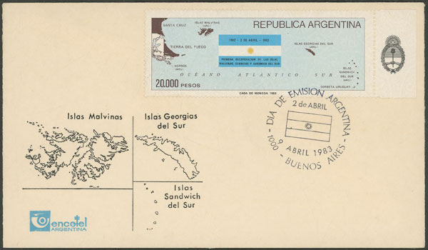 Lot 728 - Argentina general issues -  Guillermo Jalil - Philatino Auction # 2521 ARGENTINA: 