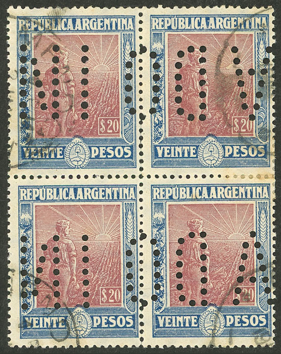 Lot 224 - Argentina general issues -  Guillermo Jalil - Philatino Auction # 2521 ARGENTINA: 