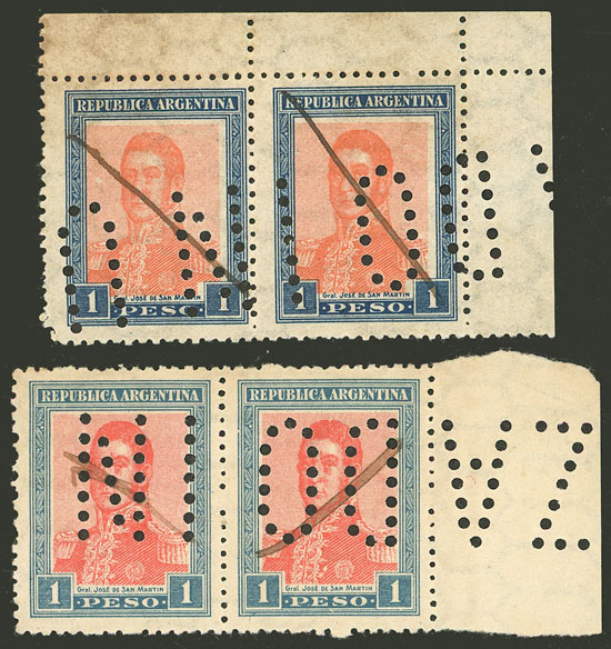 Lot 227 - Argentina general issues -  Guillermo Jalil - Philatino Auction # 2521 ARGENTINA: 