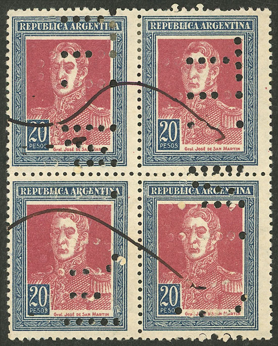 Lot 249 - Argentina general issues -  Guillermo Jalil - Philatino Auction # 2521 ARGENTINA: 