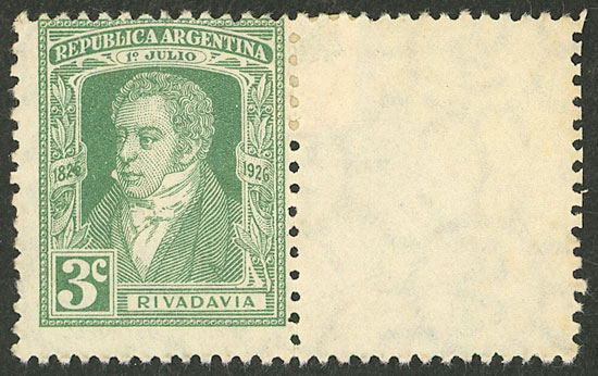 Lot 257 - Argentina general issues -  Guillermo Jalil - Philatino Auction # 2521 ARGENTINA: 