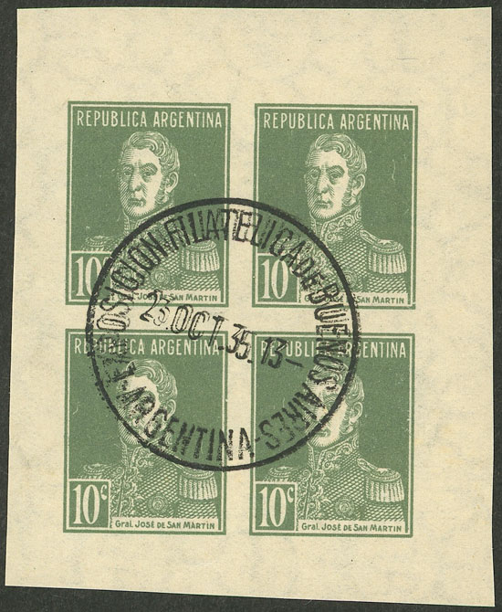 Lot 284 - Argentina general issues -  Guillermo Jalil - Philatino Auction # 2521 ARGENTINA: 