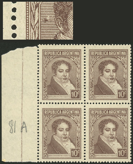 Lot 308 - Argentina general issues -  Guillermo Jalil - Philatino Auction # 2521 ARGENTINA: 