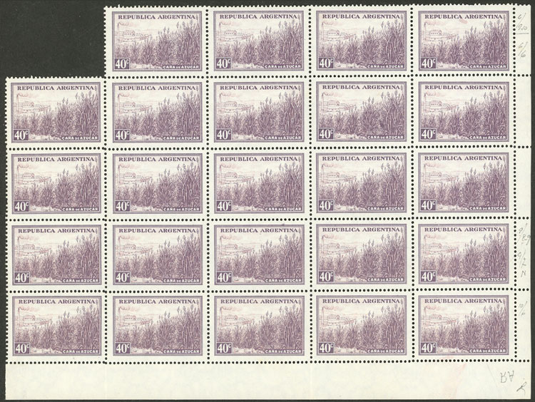 Lot 298 - Argentina general issues -  Guillermo Jalil - Philatino Auction # 2521 ARGENTINA: 