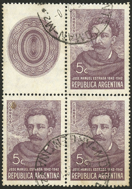 Lot 362 - Argentina general issues -  Guillermo Jalil - Philatino Auction # 2521 ARGENTINA: 