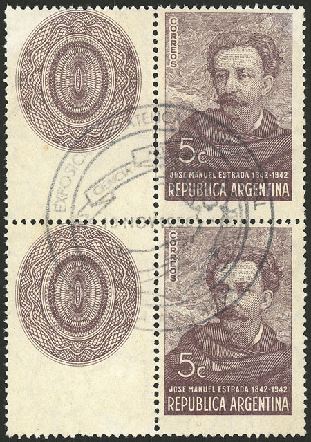 Lot 366 - Argentina general issues -  Guillermo Jalil - Philatino Auction # 2521 ARGENTINA: 