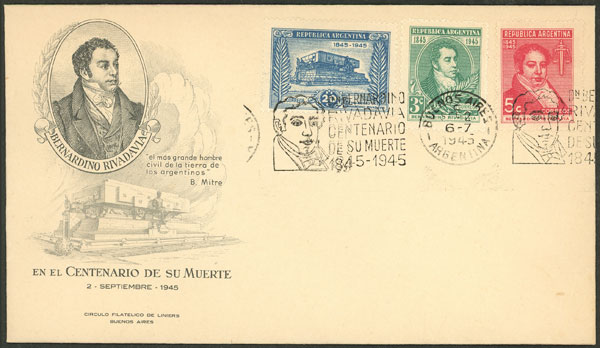 Lot 409 - Argentina general issues -  Guillermo Jalil - Philatino Auction # 2521 ARGENTINA: 