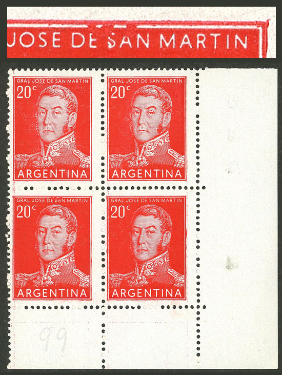 Lot 479 - Argentina general issues -  Guillermo Jalil - Philatino Auction # 2521 ARGENTINA: 