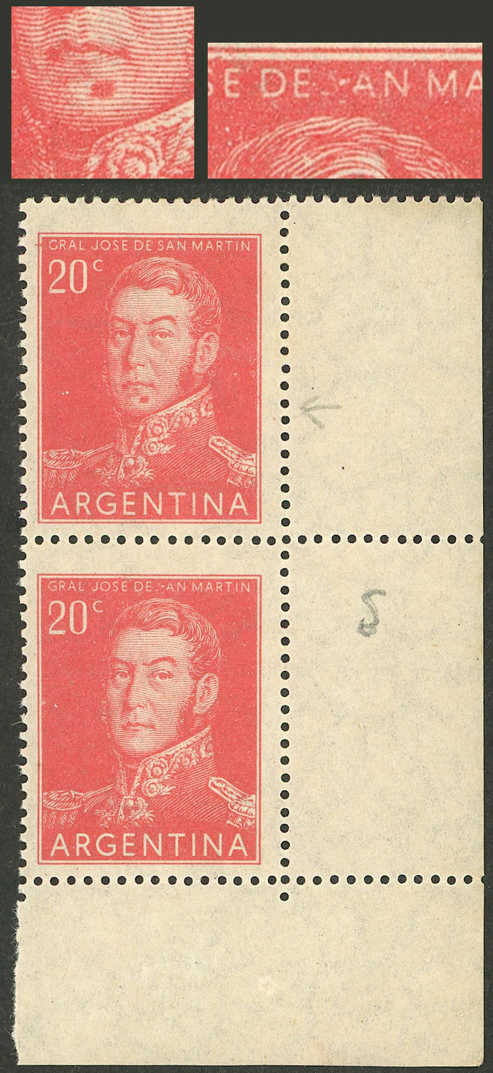 Lot 481 - Argentina general issues -  Guillermo Jalil - Philatino Auction # 2521 ARGENTINA: 