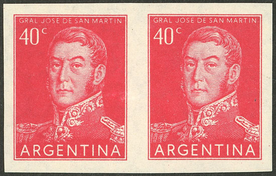 Lot 493 - Argentina general issues -  Guillermo Jalil - Philatino Auction # 2521 ARGENTINA: 
