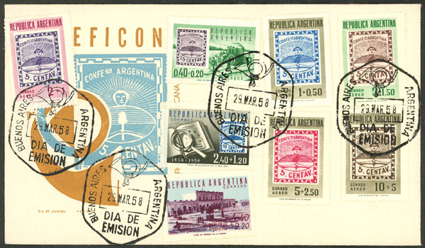 Lot 514 - Argentina general issues -  Guillermo Jalil - Philatino Auction # 2521 ARGENTINA: 