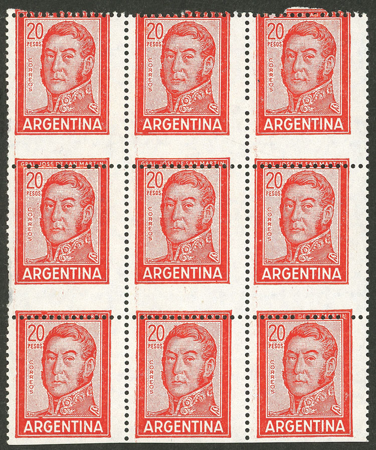 Lot 625 - Argentina general issues -  Guillermo Jalil - Philatino Auction # 2521 ARGENTINA: 