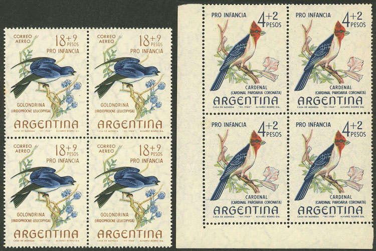Lot 605 - Argentina general issues -  Guillermo Jalil - Philatino Auction # 2521 ARGENTINA: 