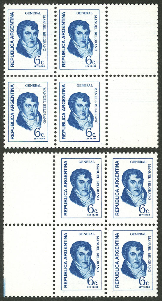 Lot 656 - Argentina general issues -  Guillermo Jalil - Philatino Auction # 2521 ARGENTINA: 