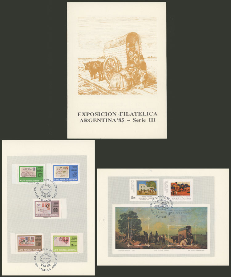Lot 735 - Argentina general issues -  Guillermo Jalil - Philatino Auction # 2521 ARGENTINA: 
