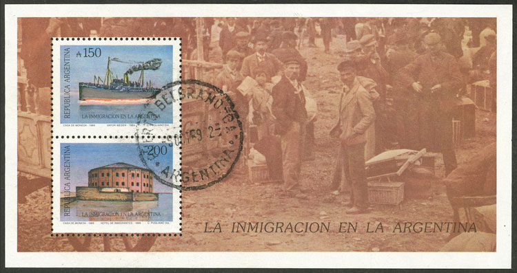 Lot 815 - Argentina souvenir sheets -  Guillermo Jalil - Philatino Auction # 2521 ARGENTINA: 