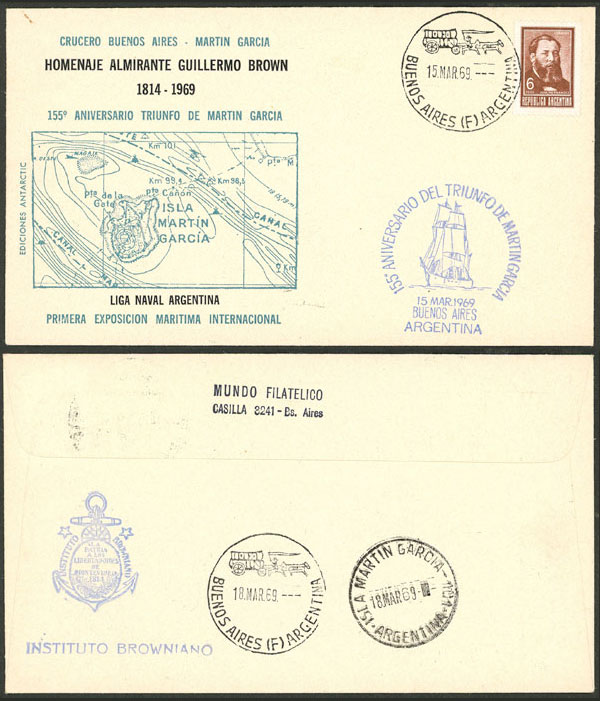Lot 1029 - Argentina postal history -  Guillermo Jalil - Philatino Auction # 2521 ARGENTINA: 