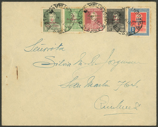 Lot 1005 - Argentina postal history -  Guillermo Jalil - Philatino Auction # 2521 ARGENTINA: 