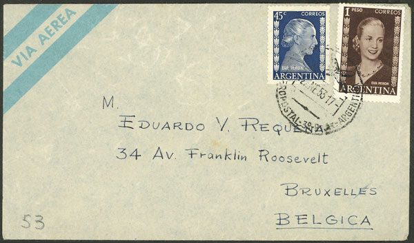 Lot 1016 - Argentina postal history -  Guillermo Jalil - Philatino Auction # 2521 ARGENTINA: 