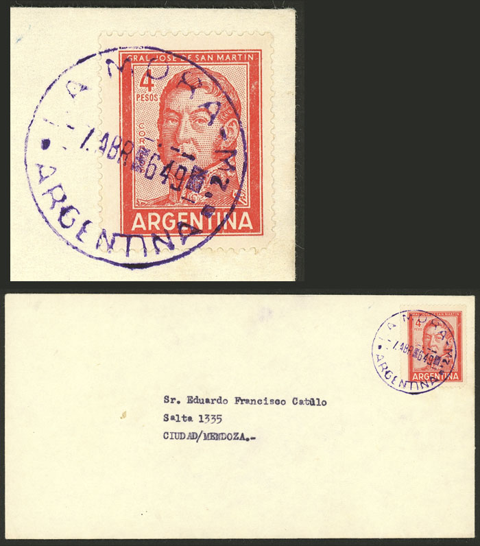 Lot 1024 - Argentina postal history -  Guillermo Jalil - Philatino Auction # 2521 ARGENTINA: 