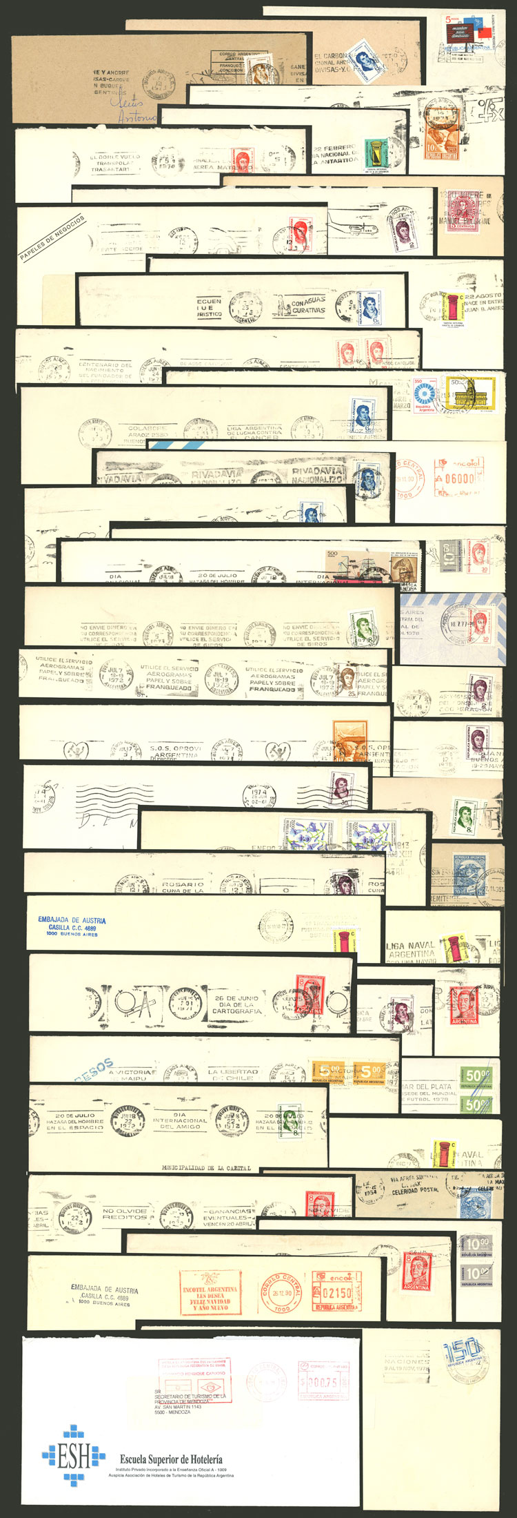 Lot 1053 - Argentina Lots and Collections - Guillermo Jalil - Philatino Auction # 2521 ARGENTINA: Lot 1053 - Argentina Lots and Collections - Guillermo Jalil - Philatino Auction # 2521 ARGENTINA: