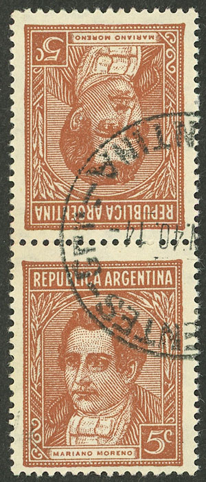 Lot 321 - Argentina general issues -  Guillermo Jalil - Philatino Auction # 2521 ARGENTINA: 