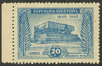 Lot 411 - Argentina general issues -  Guillermo Jalil - Philatino Auction # 2521 ARGENTINA: 