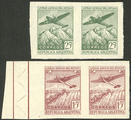 Lot 416 - Argentina general issues -  Guillermo Jalil - Philatino Auction # 2521 ARGENTINA: 