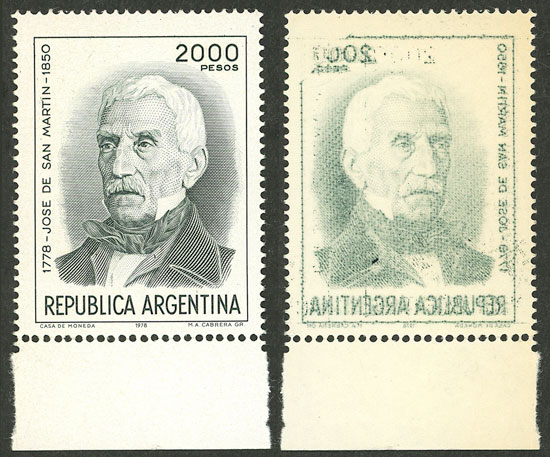 Lot 712 - Argentina general issues - Guillermo Jalil - Philatino Auction # 2521 ARGENTINA: Lot 712 - Argentina general issues - Guillermo Jalil - Philatino Auction # 2521 ARGENTINA: