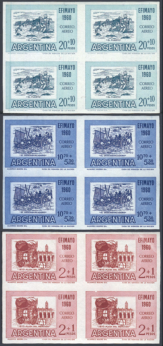 Lot 797 - Argentina airmail - Guillermo Jalil - Philatino Auction # 2521 ARGENTINA: Lot 797 - Argentina airmail - Guillermo Jalil - Philatino Auction # 2521 ARGENTINA: