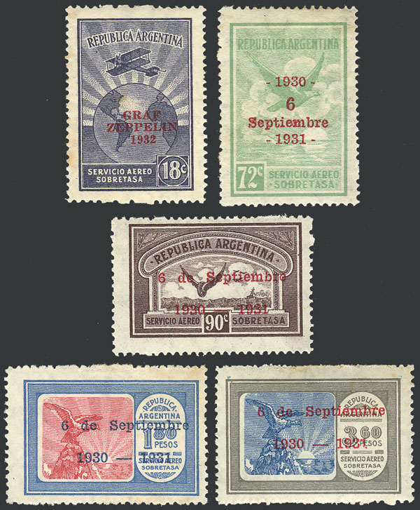 Lot 795 - Argentina airmail - Guillermo Jalil - Philatino Auction # 2521 ARGENTINA: Lot 795 - Argentina airmail - Guillermo Jalil - Philatino Auction # 2521 ARGENTINA: