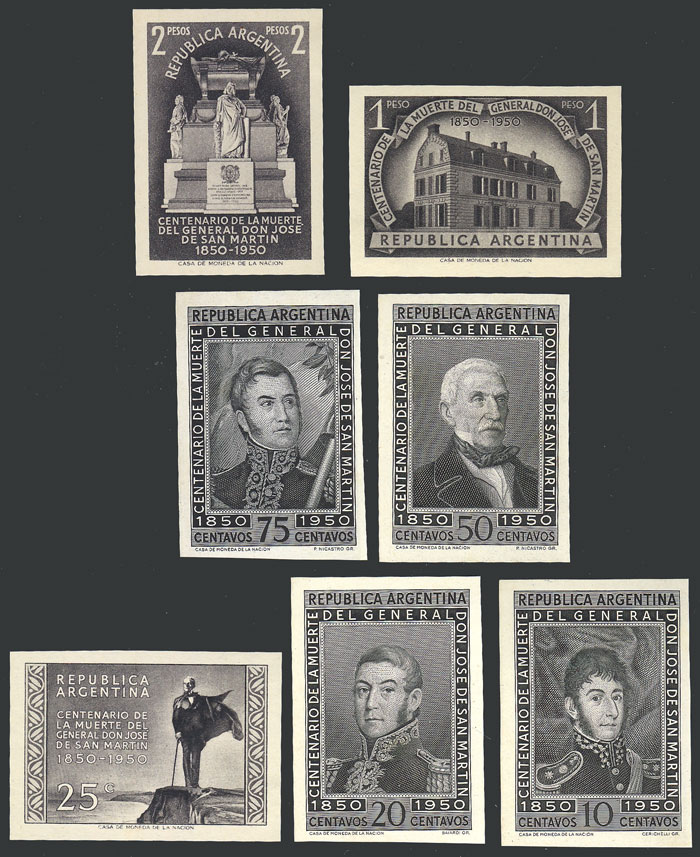 Lot 434 - Argentina general issues -  Guillermo Jalil - Philatino Auction # 2521 ARGENTINA: 