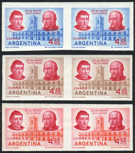Lot 582 - Argentina general issues - Guillermo Jalil - Philatino Auction # 2521 ARGENTINA: Lot 582 - Argentina general issues - Guillermo Jalil - Philatino Auction # 2521 ARGENTINA: