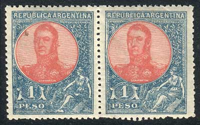 Lot 207 - Argentina general issues -  Guillermo Jalil - Philatino Auction # 2521 ARGENTINA: 