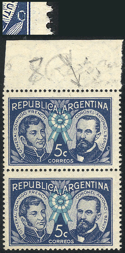Lot 356 - Argentina general issues -  Guillermo Jalil - Philatino Auction # 2521 ARGENTINA: 