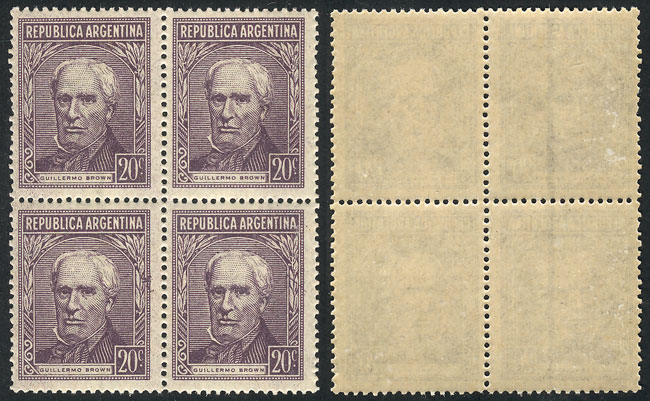 Lot 484 - Argentina general issues -  Guillermo Jalil - Philatino Auction # 2521 ARGENTINA: 