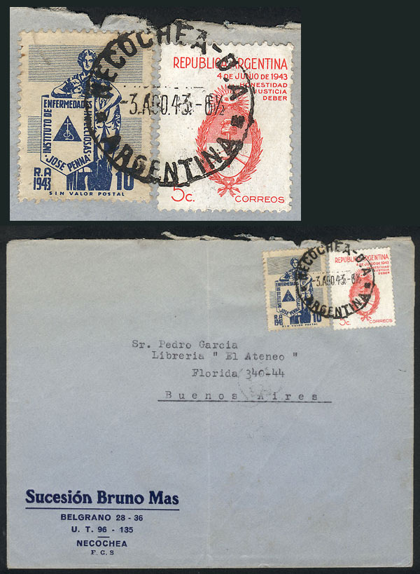 Lot 1009 - Argentina postal history -  Guillermo Jalil - Philatino Auction # 2521 ARGENTINA: 