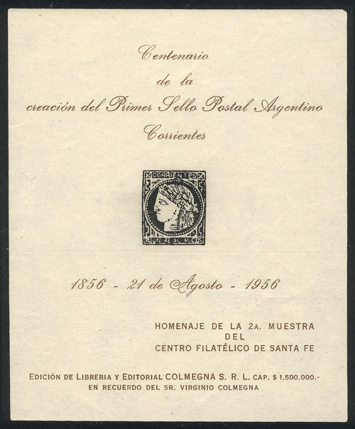 Lot 1064 - Argentina cinderellas - Guillermo Jalil - Philatino Auction # 2521 ARGENTINA: Lot 1064 - Argentina cinderellas - Guillermo Jalil - Philatino Auction # 2521 ARGENTINA:
