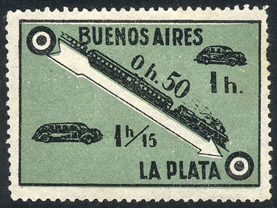 Lot 1073 - Argentina cinderellas -  Guillermo Jalil - Philatino Auction # 2521 ARGENTINA: 