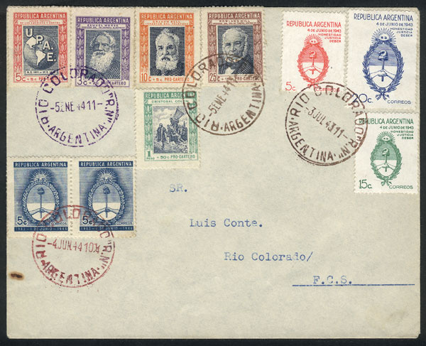 Lot 395 - Argentina general issues -  Guillermo Jalil - Philatino Auction # 2521 ARGENTINA: 