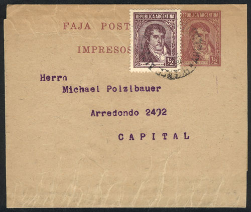 Lot 1006 - Argentina postal history -  Guillermo Jalil - Philatino Auction # 2521 ARGENTINA: 